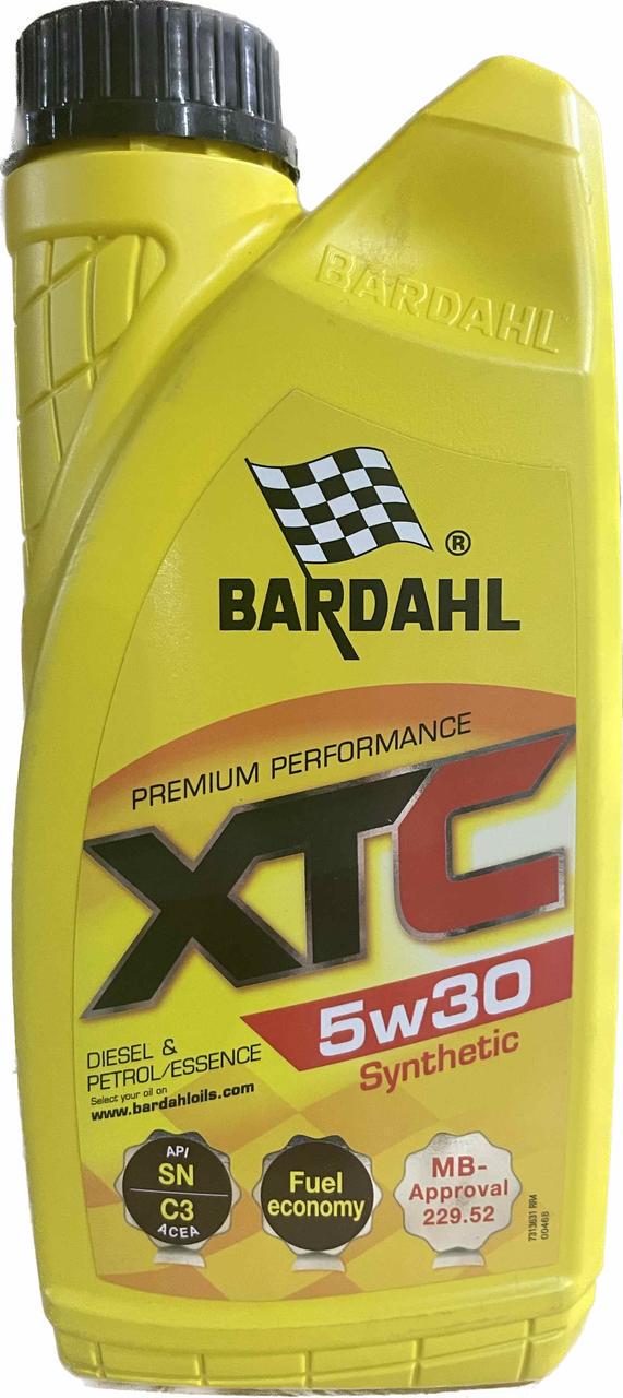 Моторное масло BARDAHL XTC 5W30 SN C3 MB 229.51/229.52 VW 502.00/505.00/505.01 1 л (36311)