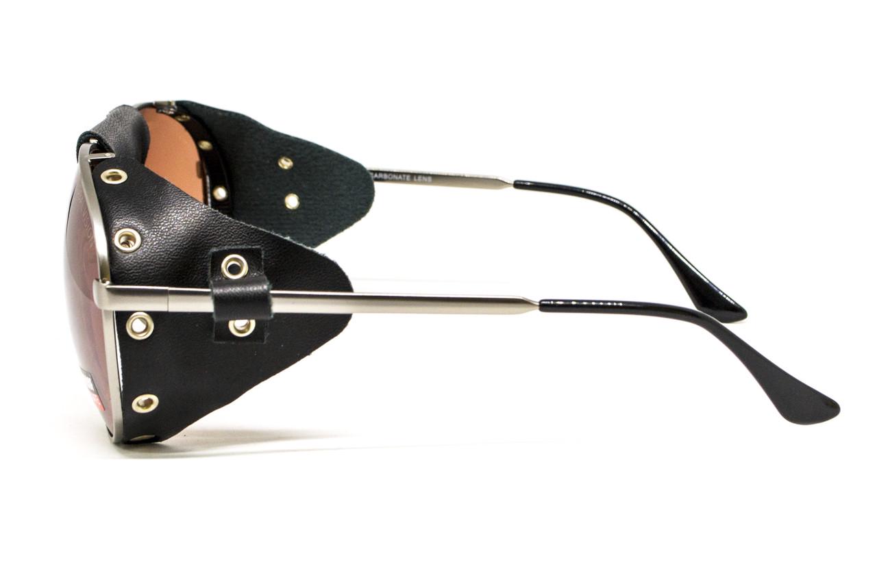 Очки защитные Global Vision Aviator-3 со съемным уплотнителем из синтетической кожи Коричневый (69962786520759) - фото 2 Очки защитные Global Vision Aviator-3 со съемным уплотнителем из синтетической кожи Коричневый (69962786520759) - фото 2