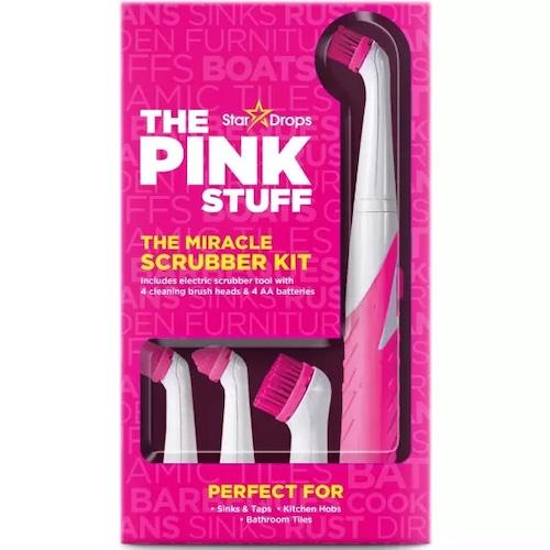 Щітка для прибирання The Pink Stuff The Pink Stuff Miracle Scrubber Kit з насадкам 4 шт. (22281525)