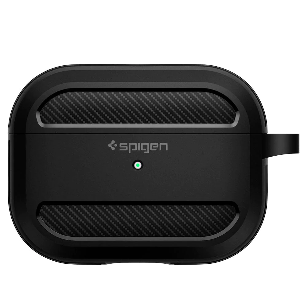 Чохол для навушників Spigen Rugged Armor for AirPods Pro, Black (ASD00540) - фото 4