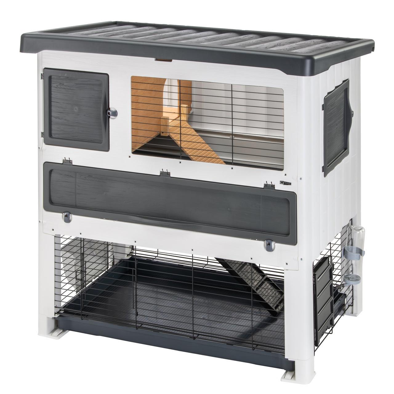 Клетка двухэтажная для кроликов из термопластика GRAND LODGE PLUS 115,5x73xh 117 см (A-036647) Клетка двухэтажная для кроликов из термопластика GRAND LODGE PLUS 115,5x73xh 117 см (A-036647)