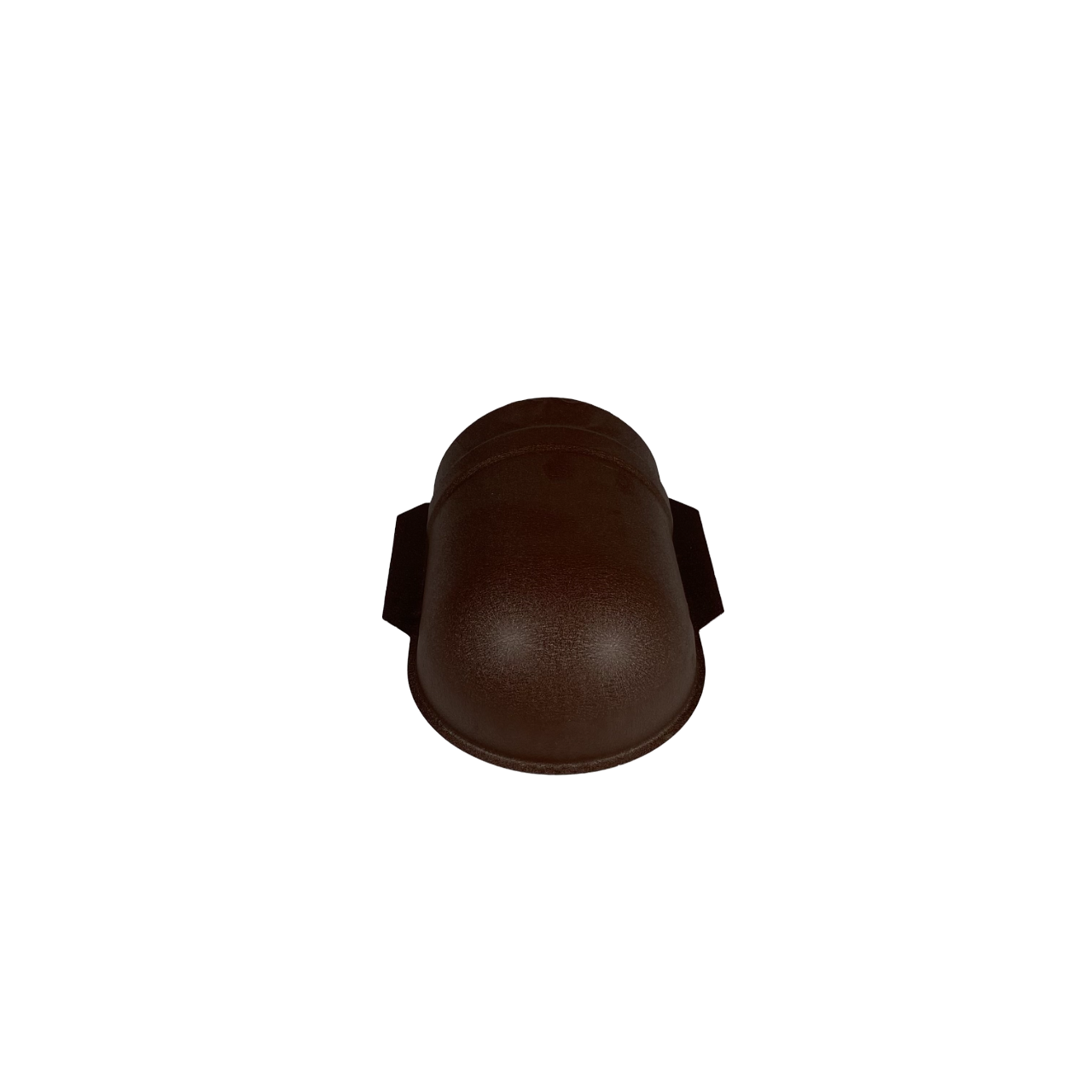 Заглушка напівкругла ArcelorMittal для напівкруглого ковзана штампована 0,5 мм RAL 8017 Шоколадно-коричневий - фото 2 Заглушка напівкругла ArcelorMittal для напівкруглого ковзана штампована 0,5 мм RAL 8017 Шоколадно-коричневий - фото 2