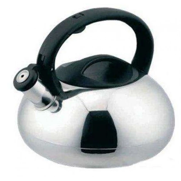 Чайник зі свистком та термостійкою ручкою Bohmann BH-9975 нержавіюча сталь 3 л (2578306209)