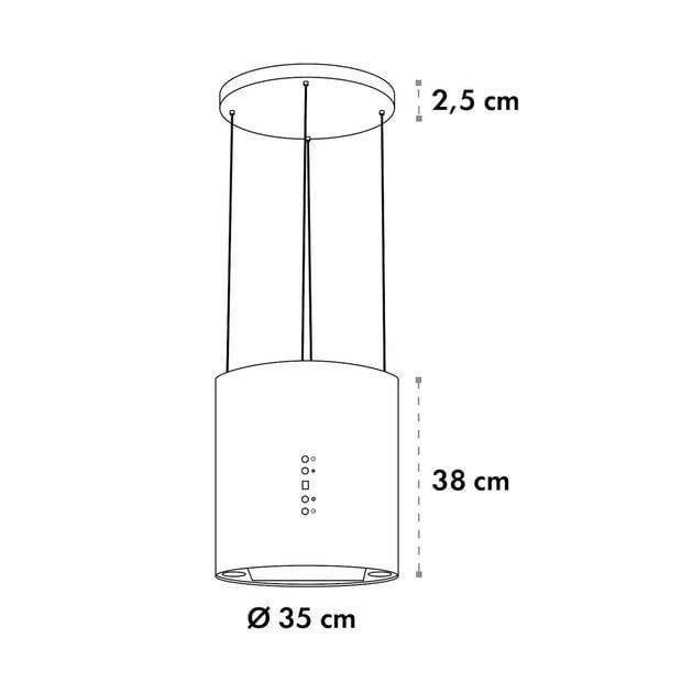 Вытяжка островная KLARSTEIN Barett (10032302) - фото 7