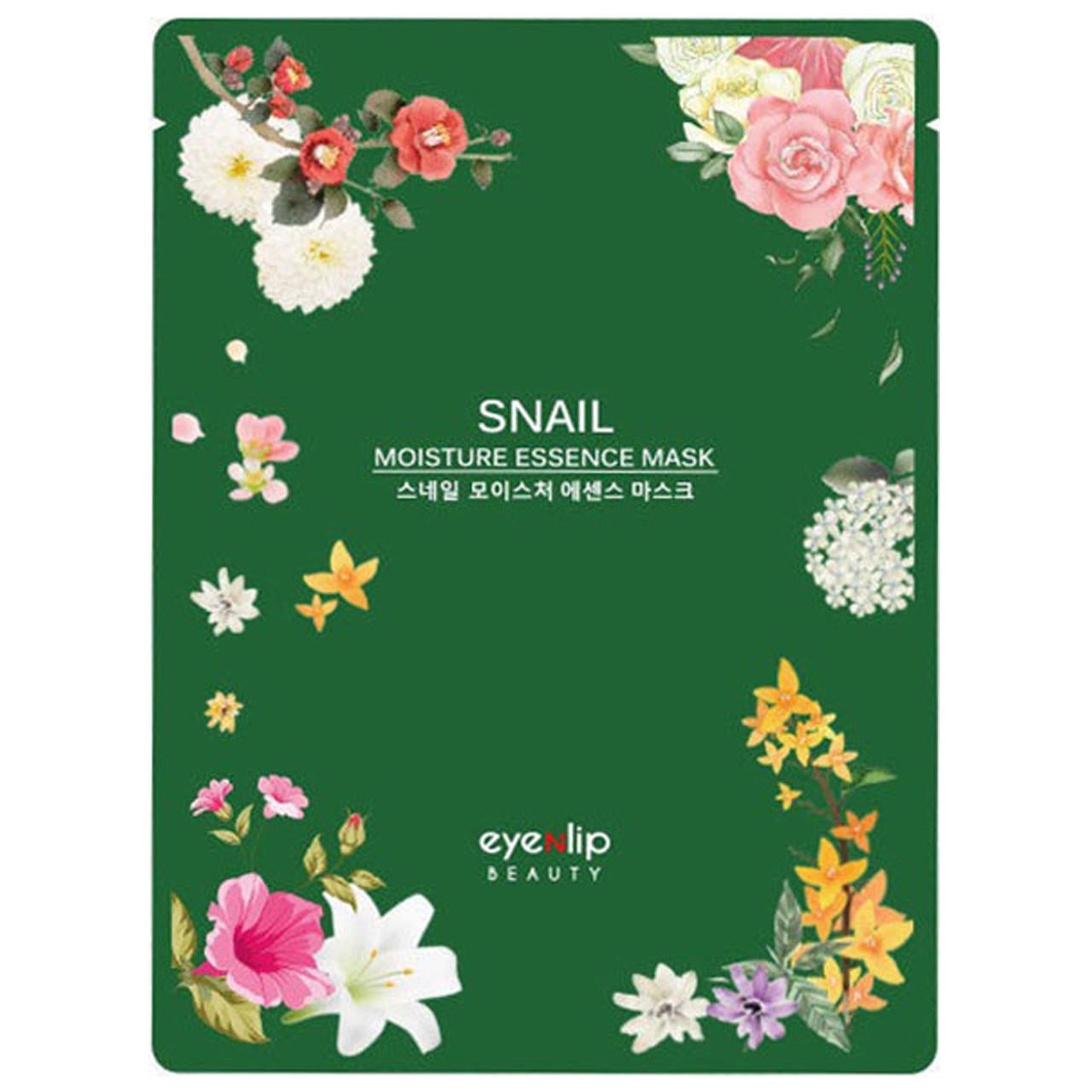 Тканевая маска для лица Eyenlip Moisture Essence Mask Snail с улиткой 25 мл (8809555250135)