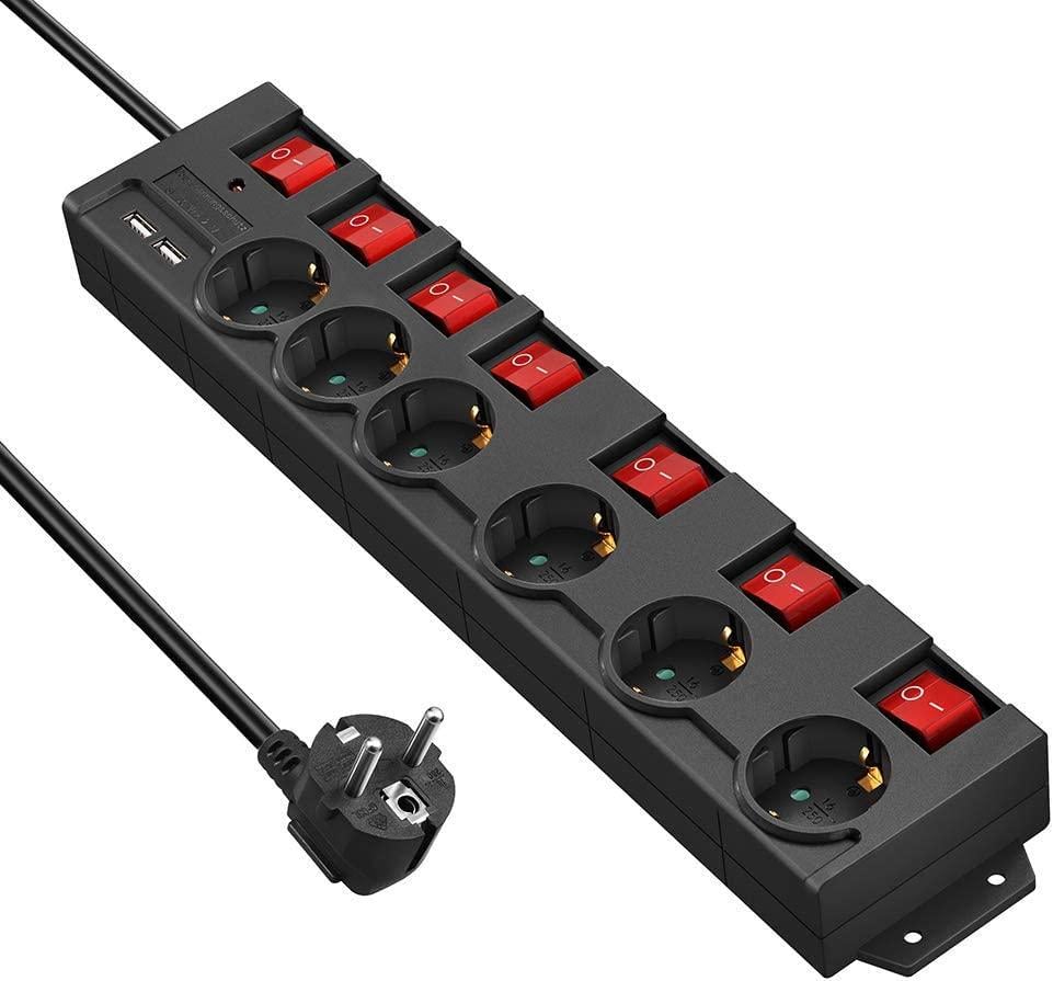 Разветвитель Dewenwils с USB (1694255349)