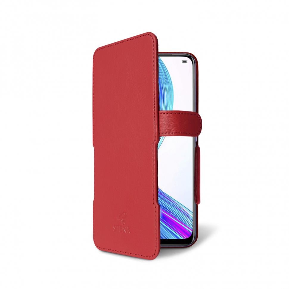 Чехол книжка Stenk Prime для Realme X Красный (66618)
