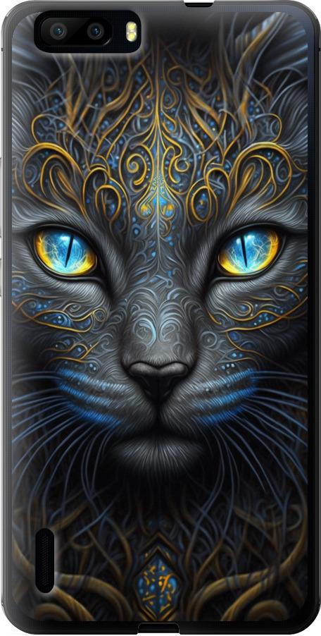 Чехол на Huawei Honor 6 Plus Кошка (5548u-179-42517)