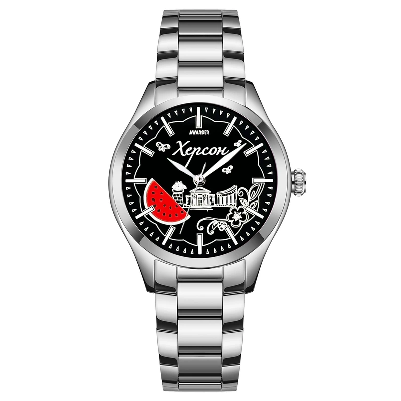 Наручний годинник Awarder 035 Херсон I Silver/Black Наручний годинник Awarder 035 Херсон I Silver/Black