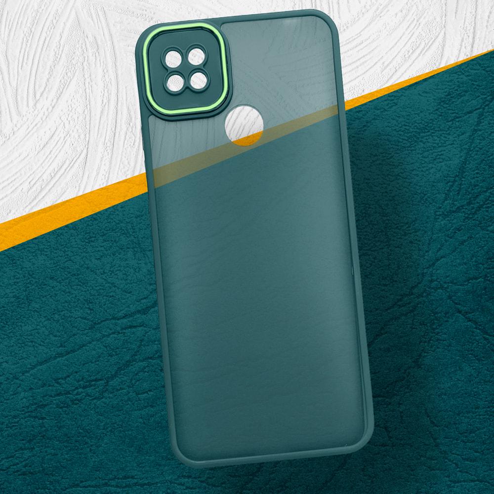 Захисний чохол CamShield Xiaomi Redmi 9C (пластик + силікон) Green (33093-08)