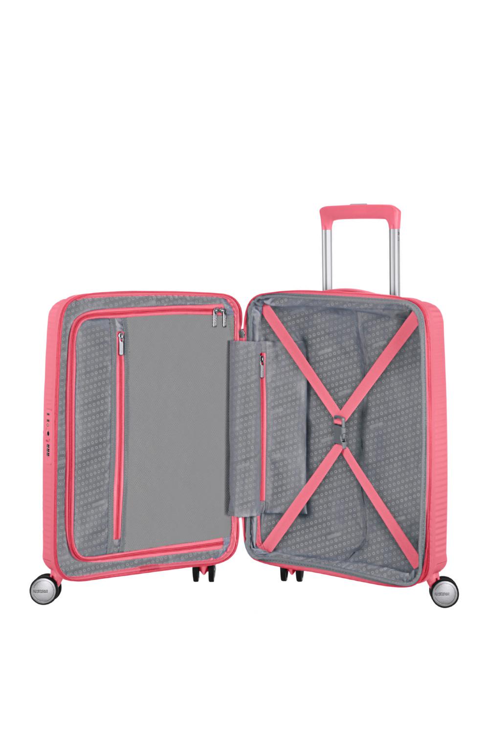 Валіза American Tourister SOUNDBOX 40х55х20/23 см Рожевий (32G*00001) - фото 3