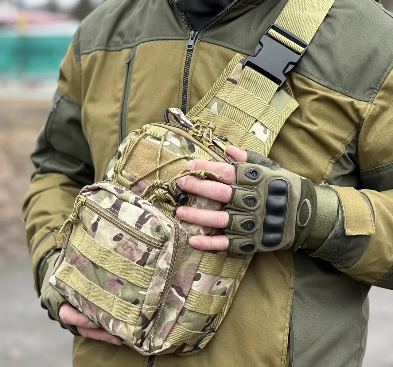 Рюкзак тактичний військовий 6 л Койот (2549774518) - фото 8 Рюкзак тактичний військовий 6 л Койот (2549774518) - фото 8