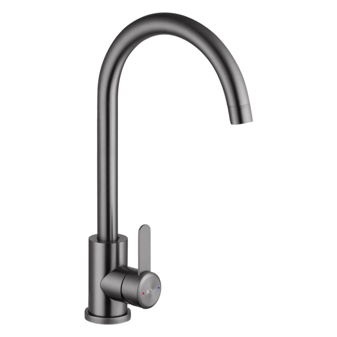 Смеситель для кухни Agua Elposo INOX035AM однорычажный Графит матовый (CV035456) Смеситель для кухни Agua Elposo INOX035AM однорычажный Графит матовый (CV035456)