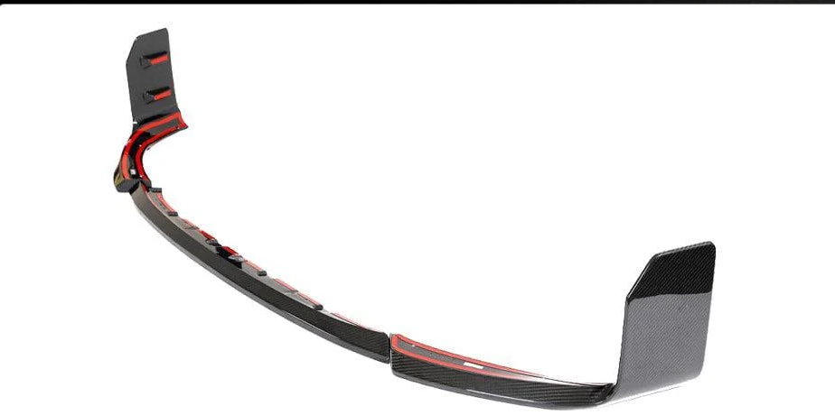 Накладка на передний бампер DDCarbon V1 для G87/BMW 2 серия G42 2021- карбон (136665) Накладка на передний бампер DDCarbon V1 для G87/BMW 2 серия G42 2021- карбон (136665)