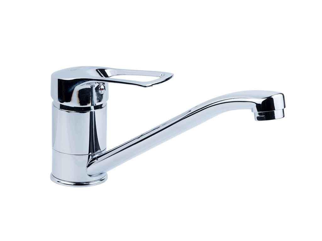 Смеситель TAU SM Ø 40 мм для кухни гусак прямой 250 мм на гайке (9843110)