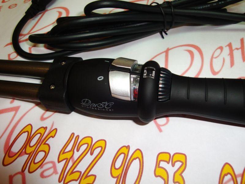 Плойка двостулка титано-турмалінова ДенІС professional d 13 мм (1453069958) - фото 4