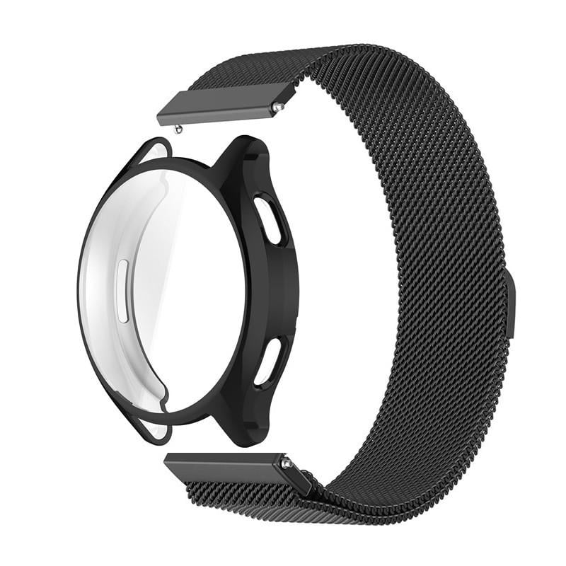 Комплект для часов Xiaomi Watch 2 защитный чехол и металлический ремешок 22 мм Черный (2345029699)