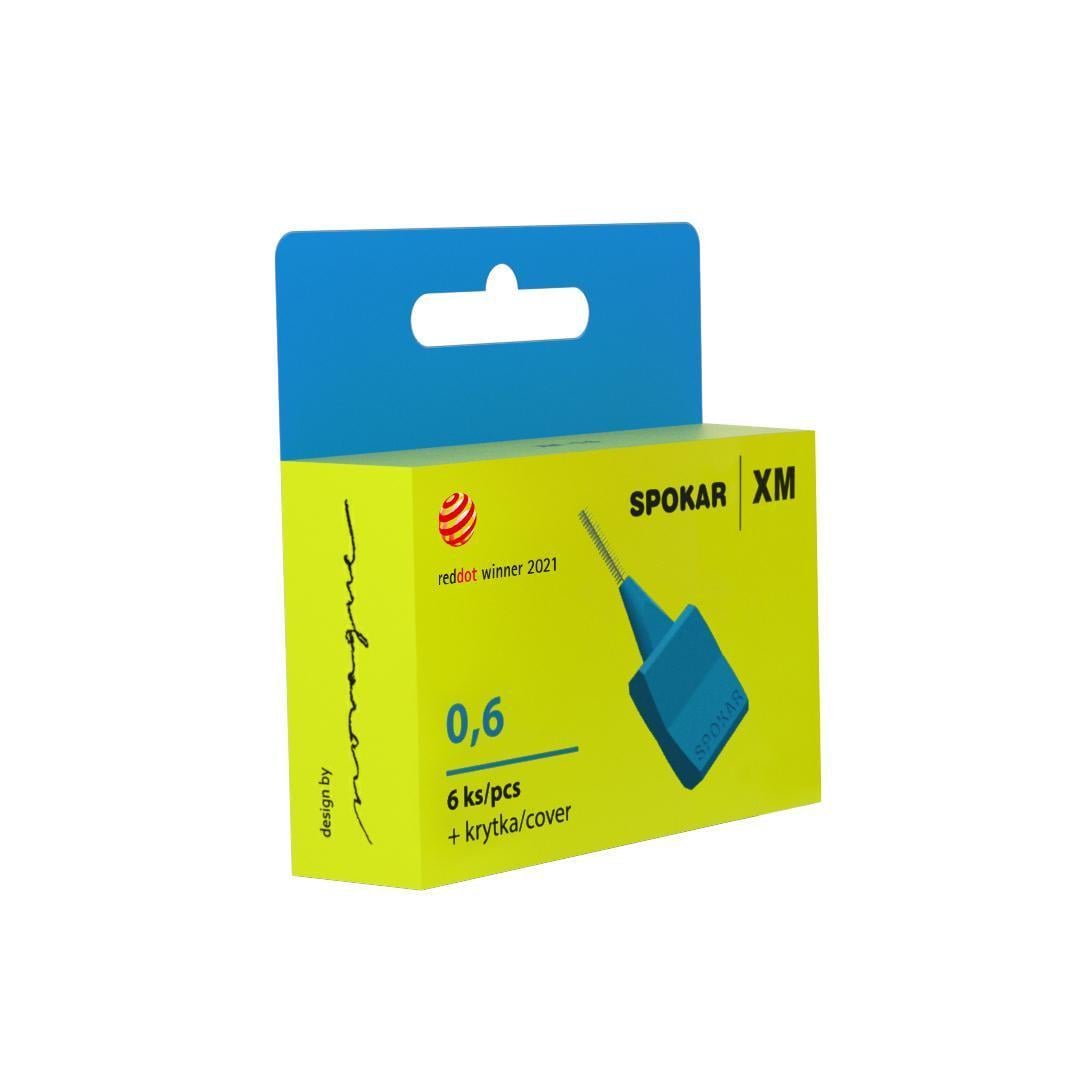 Ершики межзубные Spokar XM прямые 0,6 мм 6 шт. (6737)