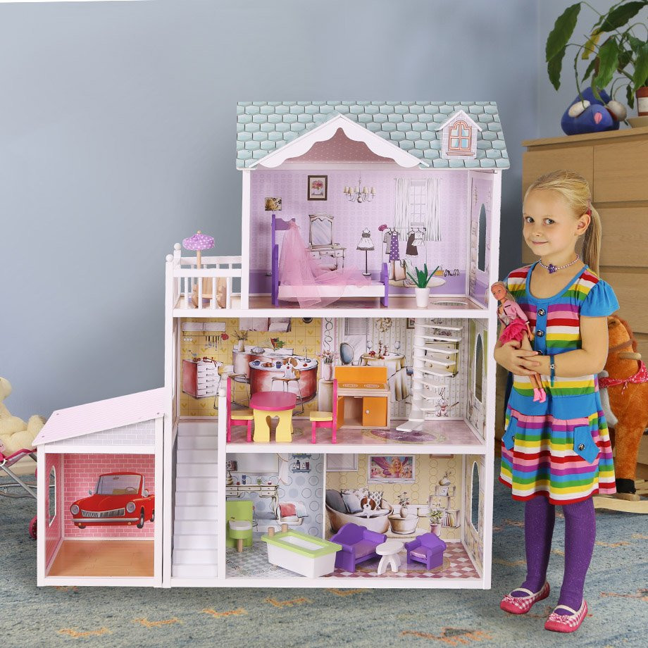 Будиночок для Барбі Ecotoys 4108 Beverly ляльковий ігровий з гаражем - фото 4