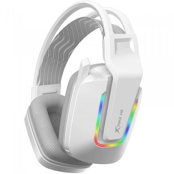 Ігри навушники XTRIKE ME GH-712WH з RGB підсвічуванням і проводом 2 м White (21264703)