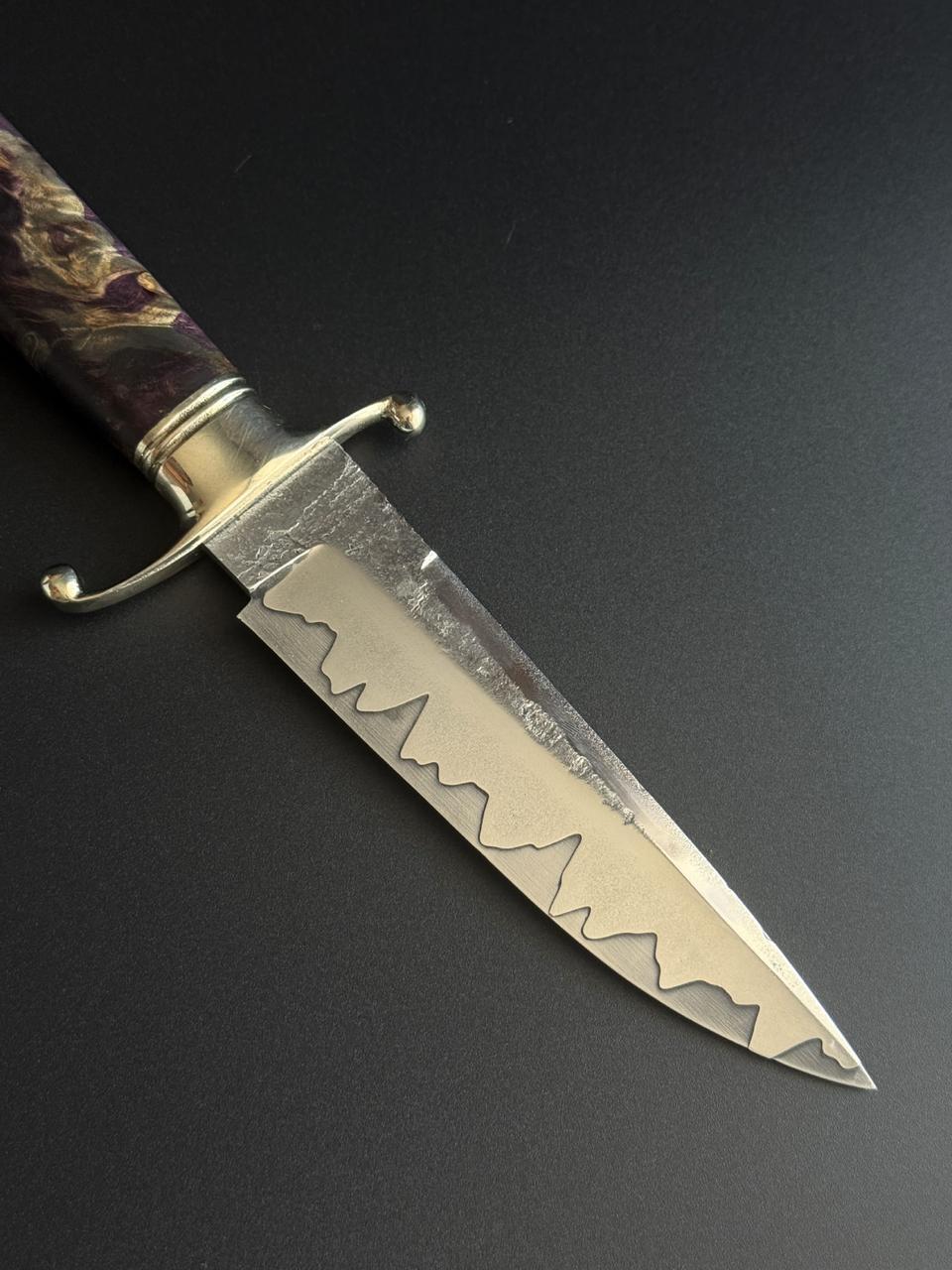 Нож финка сталь Gorillas BBQ ламинат м398 с 95х18 (KN197) - фото 10