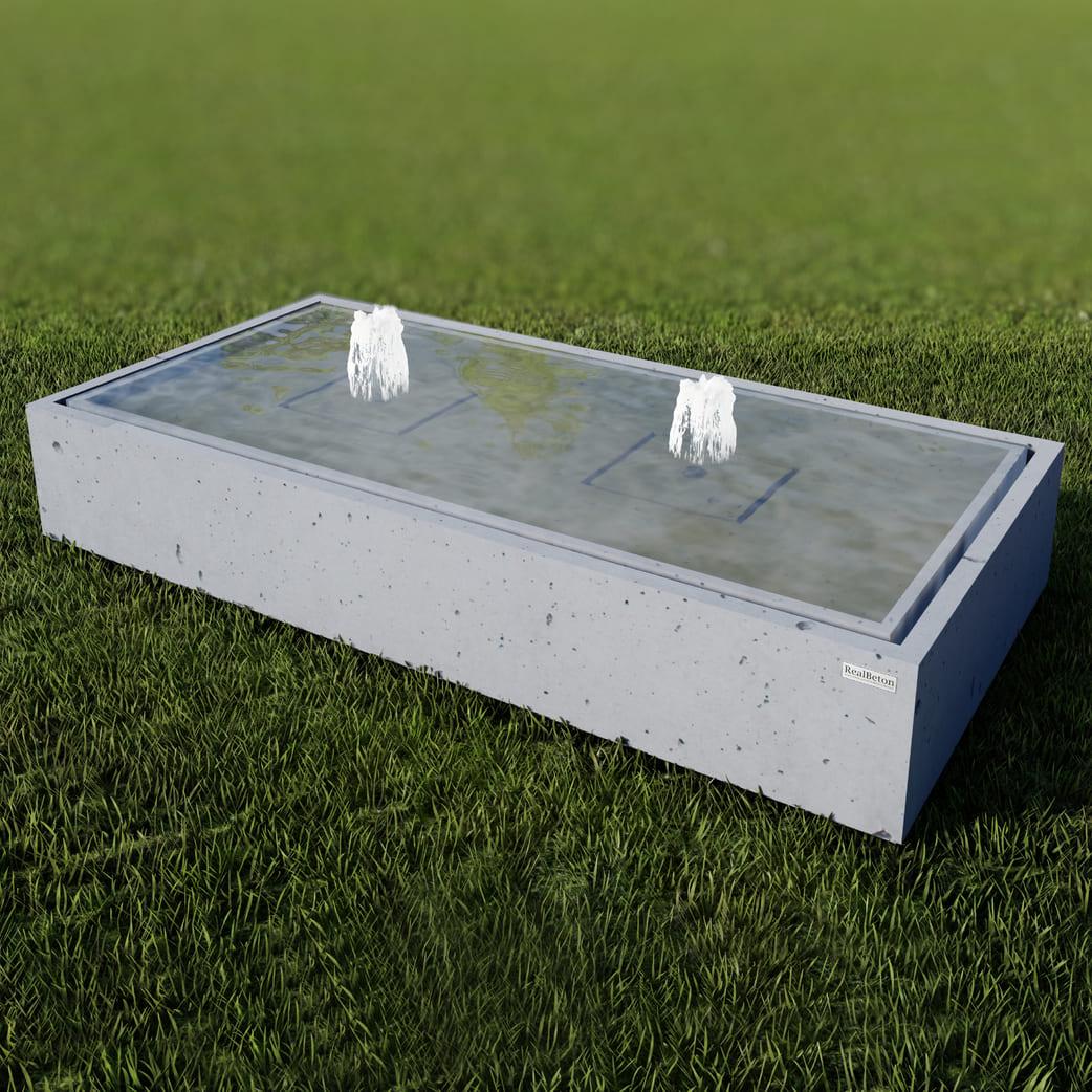 Фонтан садовый FOR №10 1200x500x285 мм White (20494964)