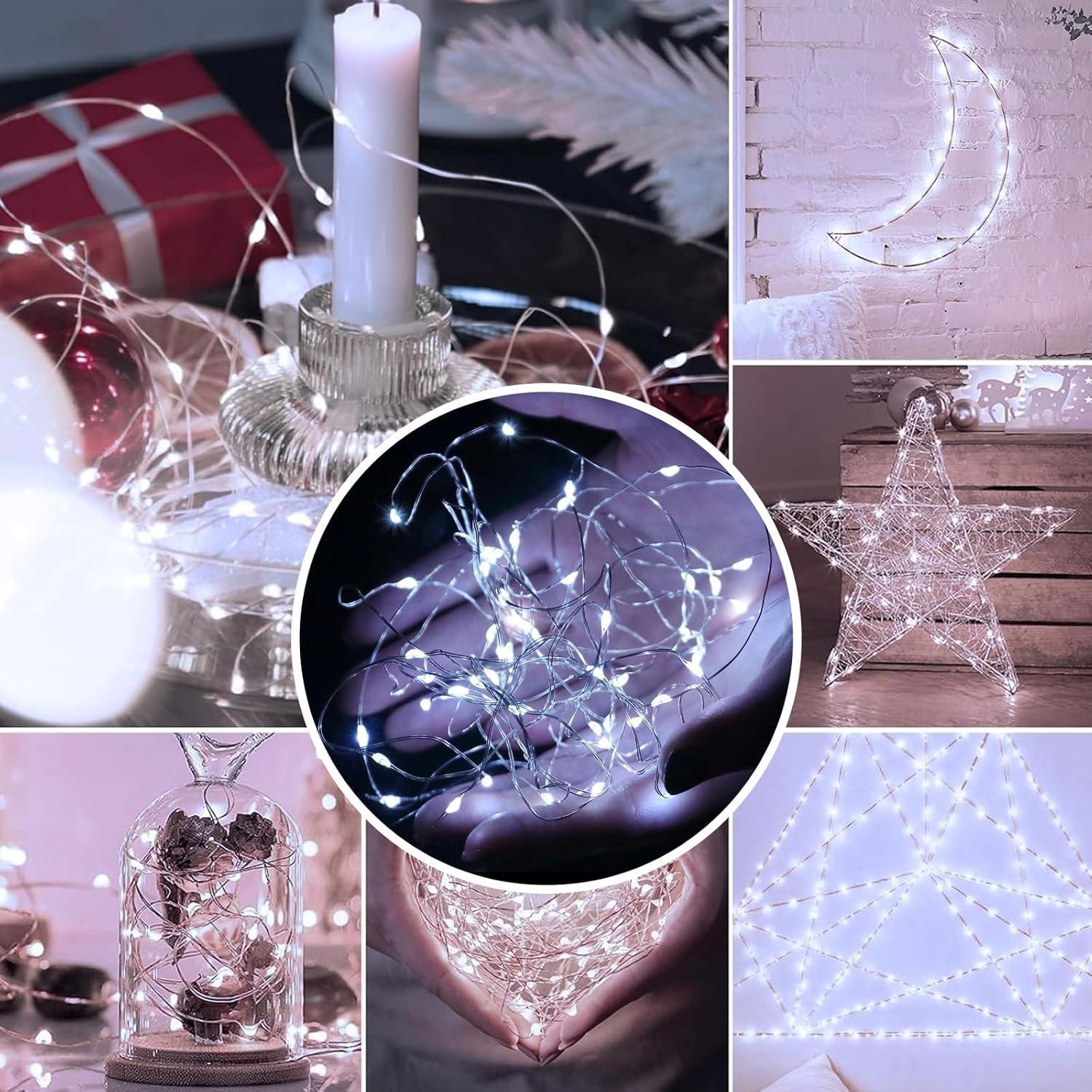 Гірлянда-нитка світлодіодна Краплі роси 5 м 50 LED-ламп USB Білий (3000003893) - фото 8 Гірлянда-нитка світлодіодна Краплі роси 5 м 50 LED-ламп USB Білий (3000003893) - фото 8