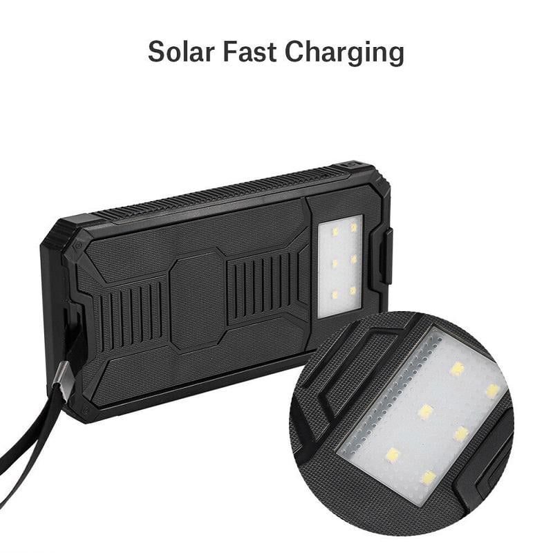 Повербанк PowerBank Solar Battery charing LED с фонарем 50000 mah - фото 8