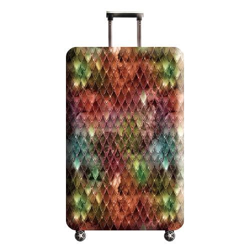 Чехол защитный для дорожного чемодана Multicolored Чешуя 18-21" S (535008)