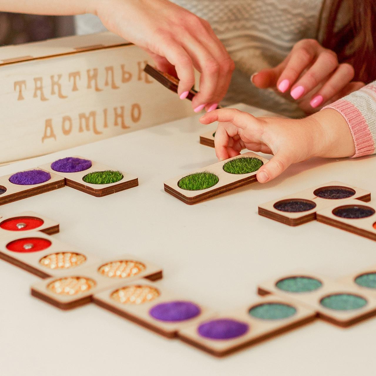 Настільна гра Zoia for Kids Доміно тактильне (М-008) - фото 3