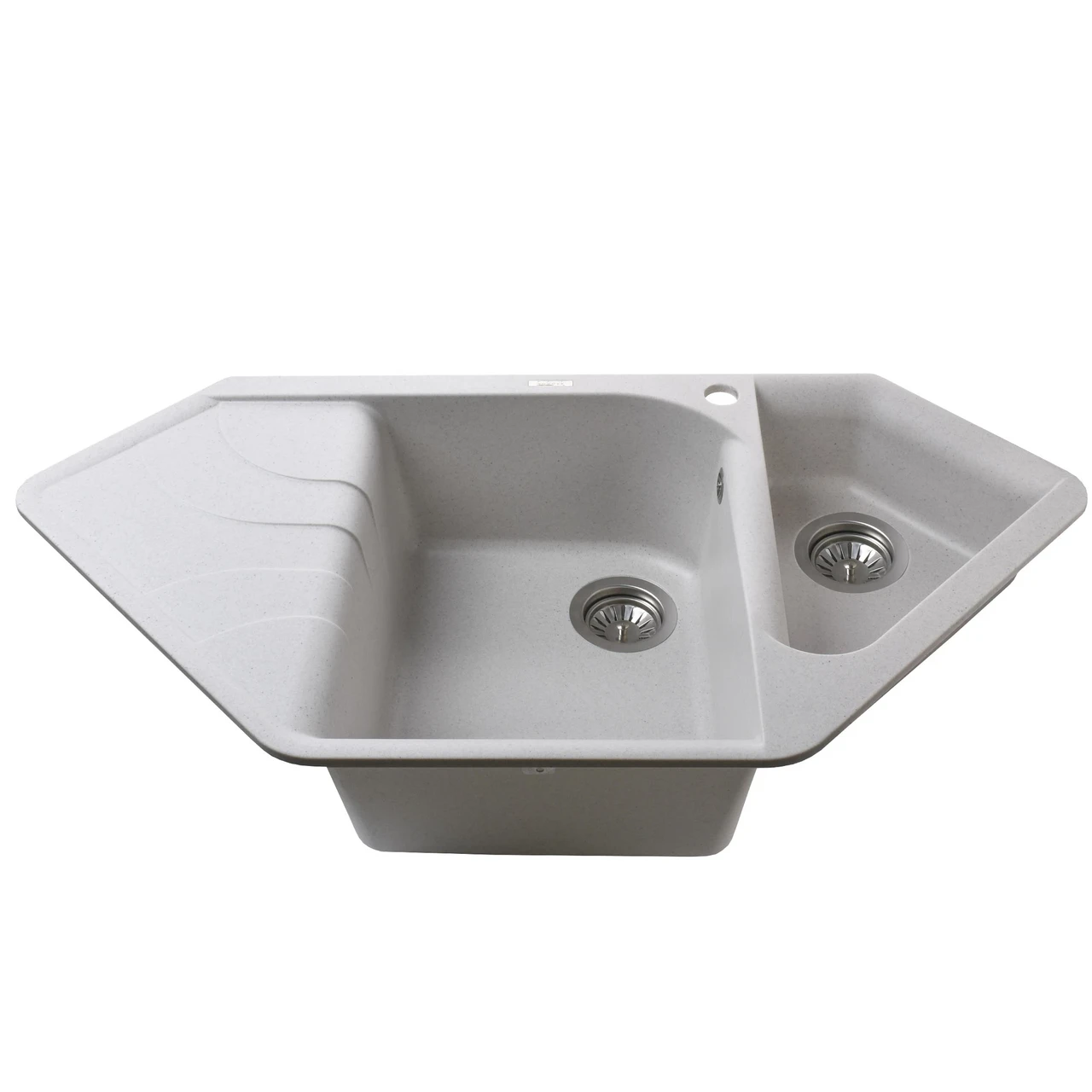 Мийка гранітна Globus Lux GARDA 1000х500 мм Перлинний (04000062) - фото 2