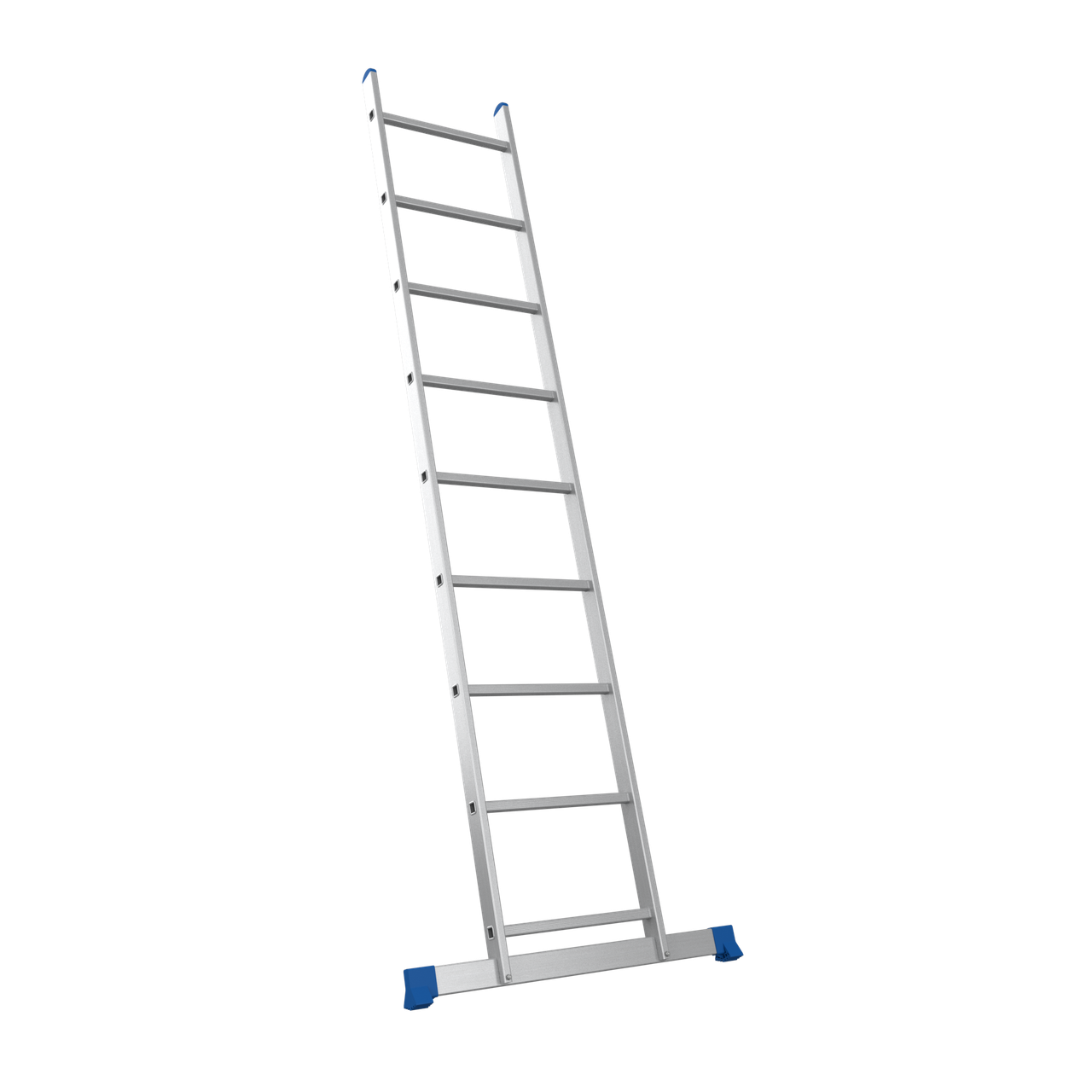 Лестница алюминиевая Skladcom 1х9 односекционная 2,51 м - фото 1 Лестница алюминиевая Skladcom 1х9 односекционная 2,51 м - фото 1