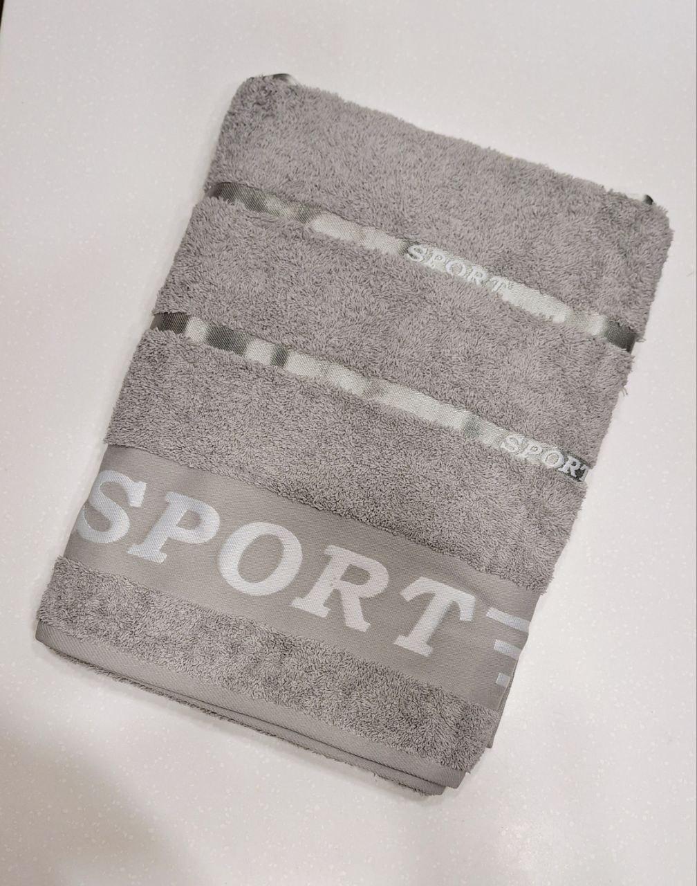 Полотенце махровое Cestepe Sport 90x160 см Серый (189)