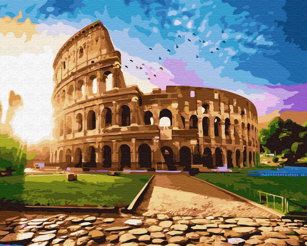 Картина по номерам Brushme GX30076 Колизей на рассвете 40x50 см (1219895532)