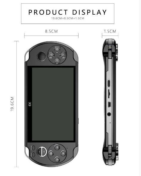 Ігрова консоль PSP X9 екран 5,1 "ТВ-вихід Чорний - фото 7