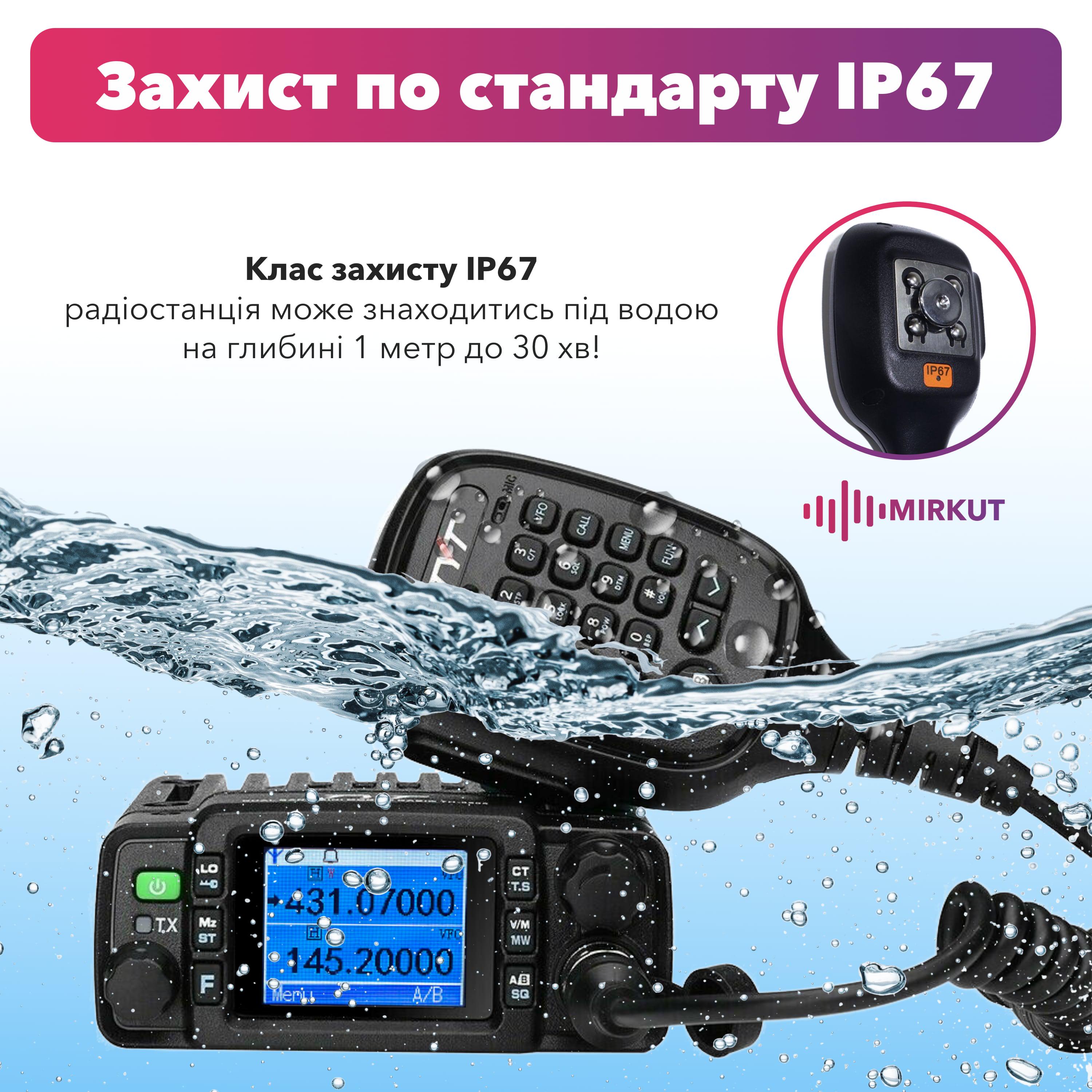 Автомобильная радиостанция TYT TH-8600 waterproof (8291) - фото 2