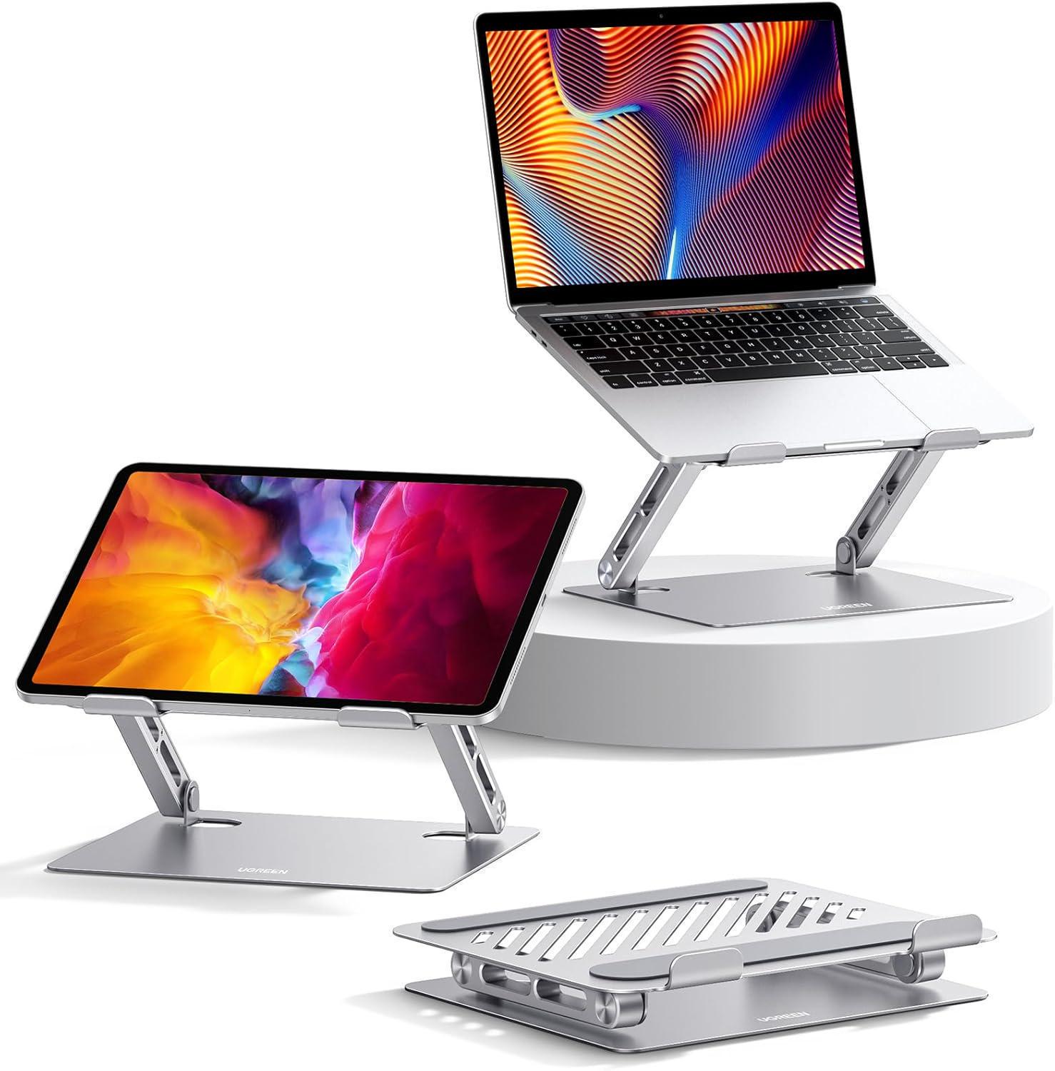 Підставка для ноутбука Ugreen 11-17.3" алюмінієва Сріблястий (45416) - фото 7 Підставка для ноутбука Ugreen 11-17.3" алюмінієва Сріблястий (45416) - фото 7