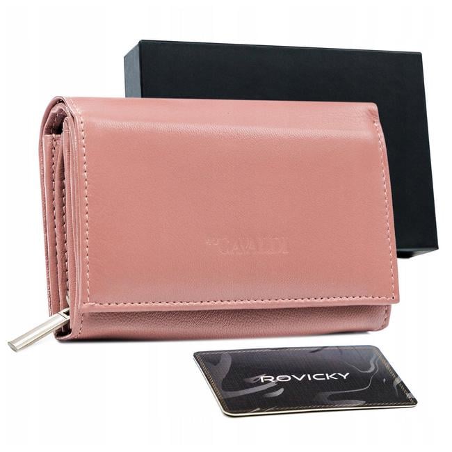 Кошелек женский кожаный 4U CAVALDI RD-02-GCL-0313 Розовый