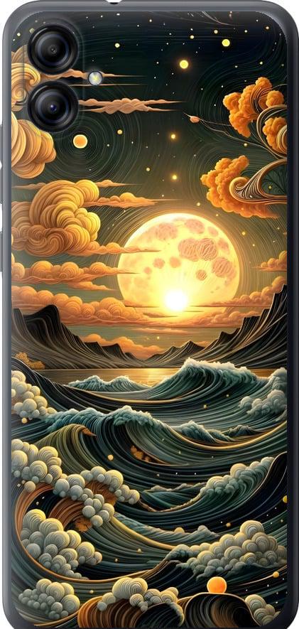 Чехол на Samsung Galaxy A04e A042F Арт волны (6332u-2908-42517)