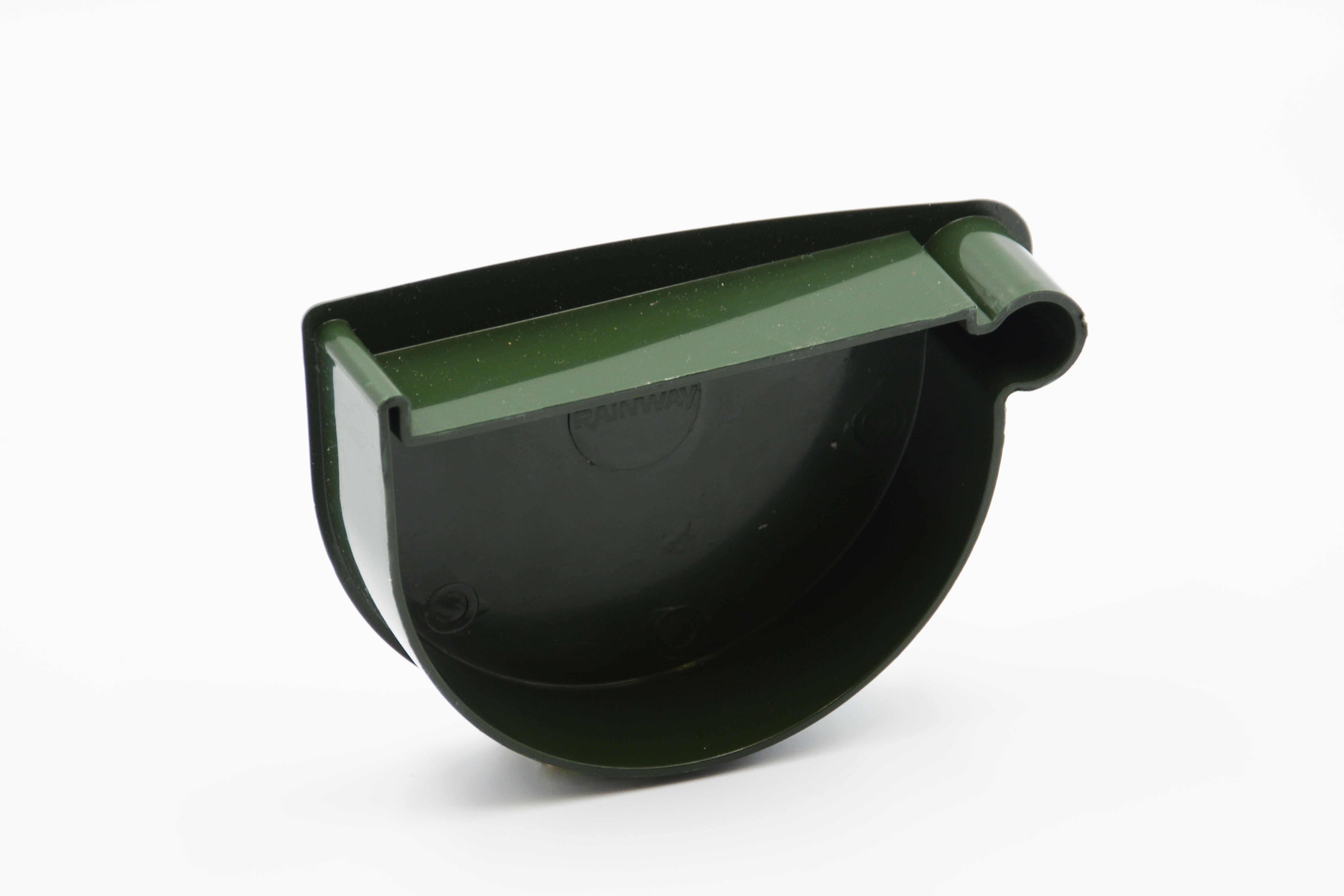 Заглушка лійки RAINWAY D 90 мм права Зелений RAL 6009 (10.090.08.003.RW) Заглушка лійки RAINWAY D 90 мм права Зелений RAL 6009 (10.090.08.003.RW)