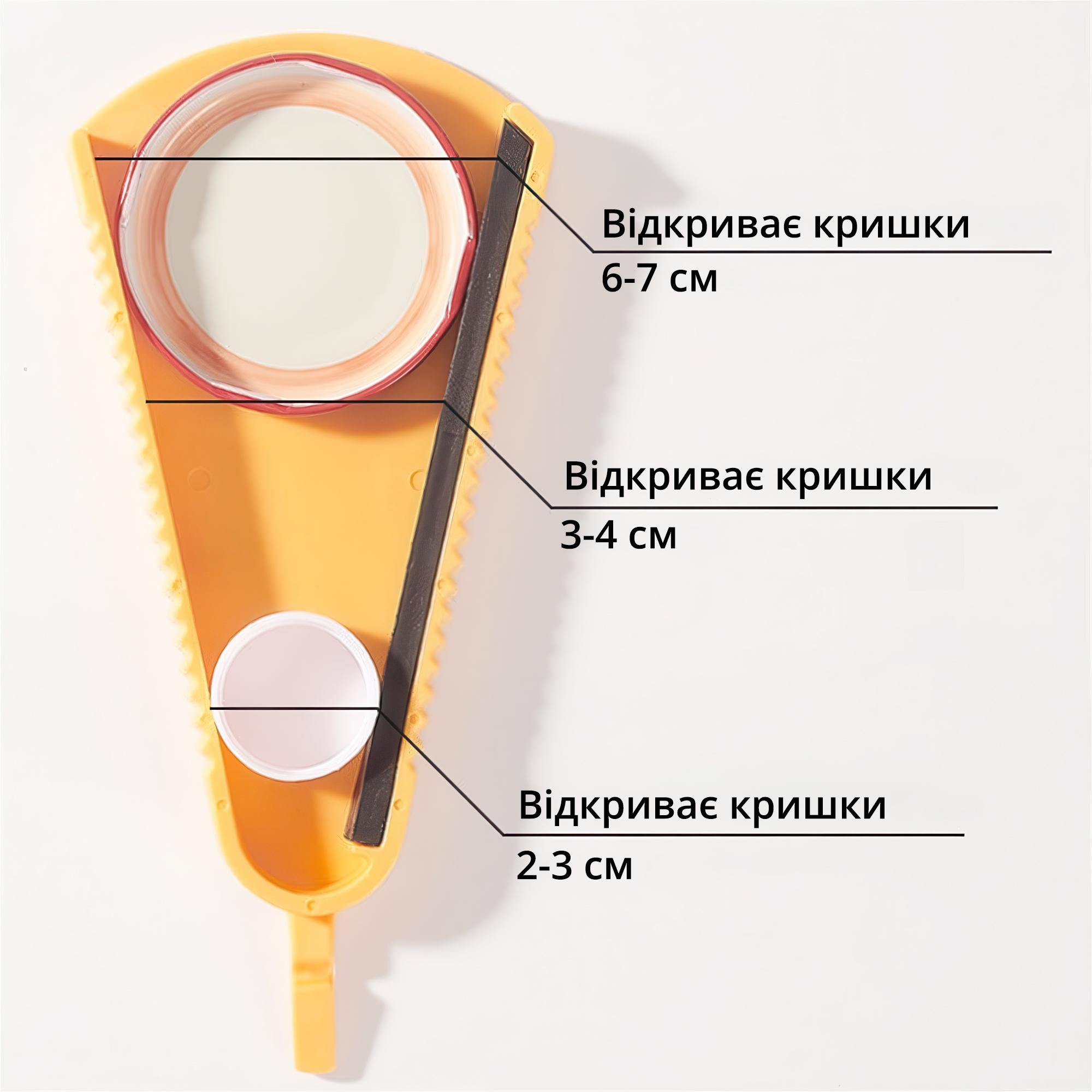 Открывалка многофункциональная для бутылок банок и крышек - фото 5
