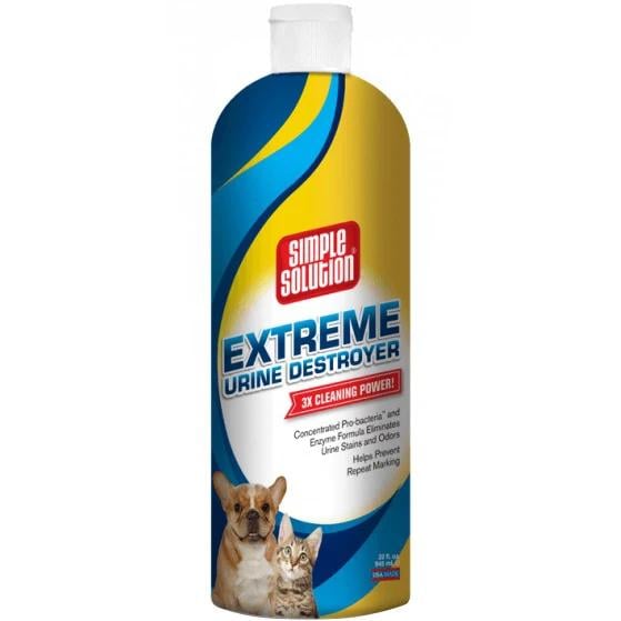 Средство Simple Solution Extreme Urine Destroyer для нейтрализации запахов и пятен мочи домашних животных 945 мл (ss13851)