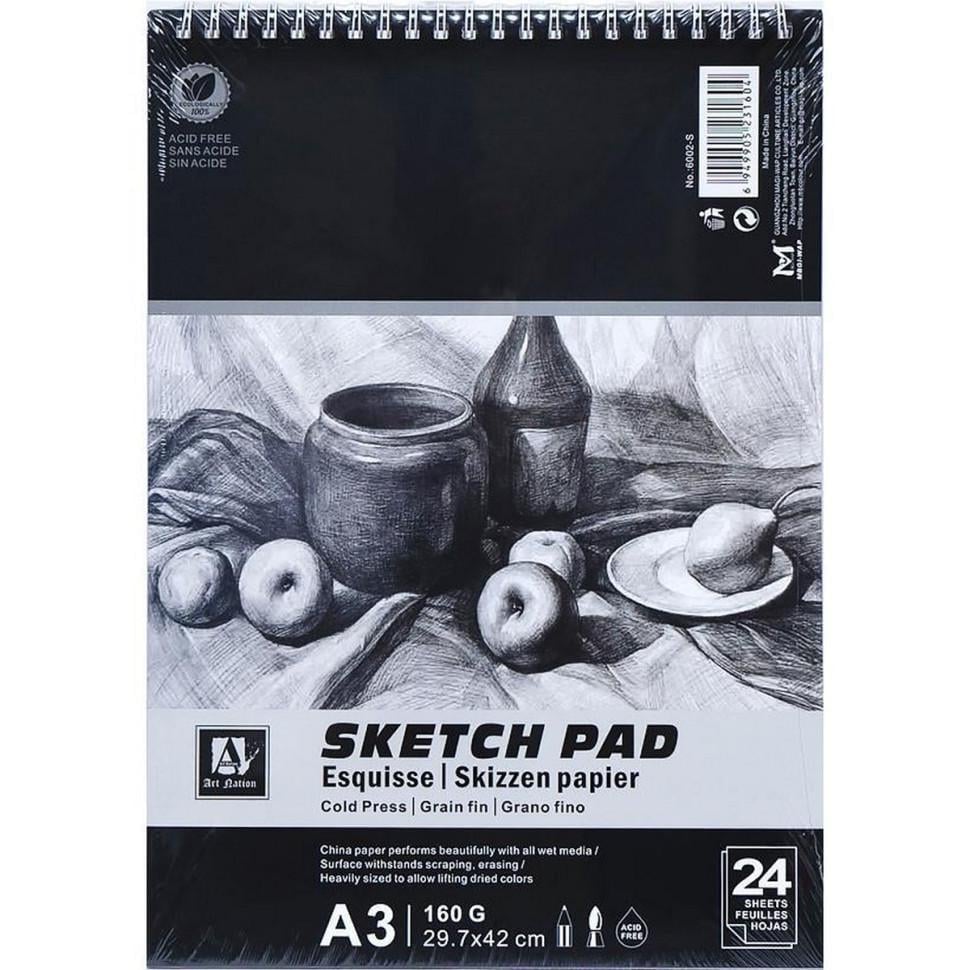 Альбом Bambi Sketch Pad 6002-S А3 160 г/м2 24 арк. (RLT31910)