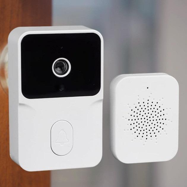 Видеозвонок Wi-Fi Mini Doorbell M6 аккумуляторный беспроводной/дверной Белый (M6-5698) - фото 4 Видеозвонок Wi-Fi Mini Doorbell M6 аккумуляторный беспроводной/дверной Белый (M6-5698) - фото 4