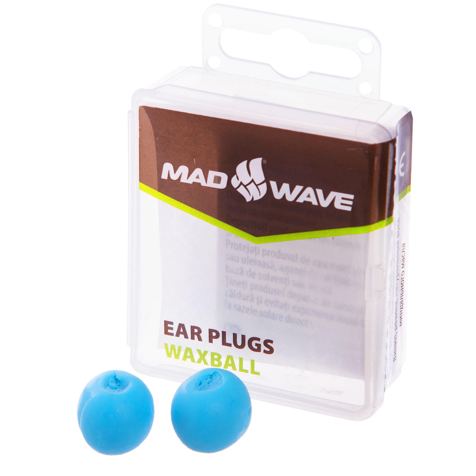 Беруши для плавания силиконовые Ear Plug MadWave M071701 Голубой (M071701_Голубой)