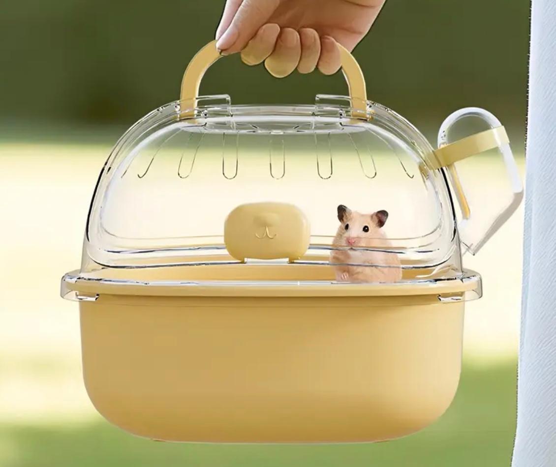 Переноска-клітка для гризунів DANDI Жовтий (29876212) - фото 3 Переноска-клітка для гризунів DANDI Жовтий (29876212) - фото 3