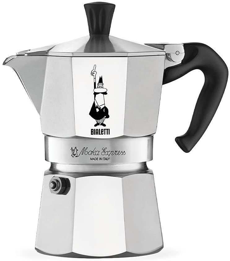 Гейзерная кофеварка Bialetti Moka Express 90 мл (0001168) - фото 1