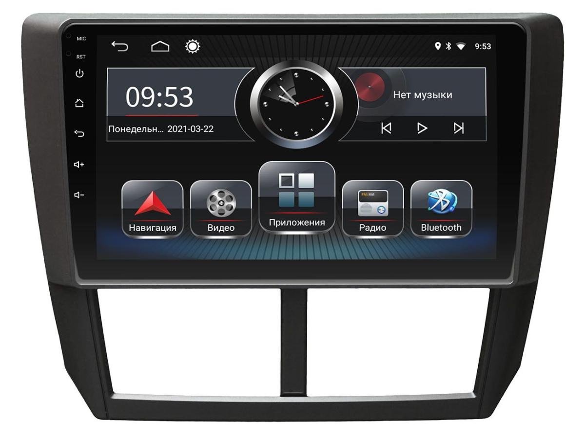 Штатная автомагнитола Incar PGA2-5010 Subaru Forester 2008-2012/Impreza 2007-2012