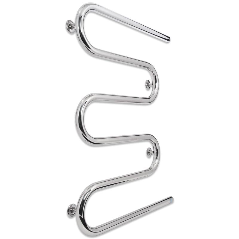 Полотенцесушитель водяной для ванной Laris Змеевик 30 РС5 из нержавеющей стали 600х800 мм 1/2" Хром (147-127-71207238)