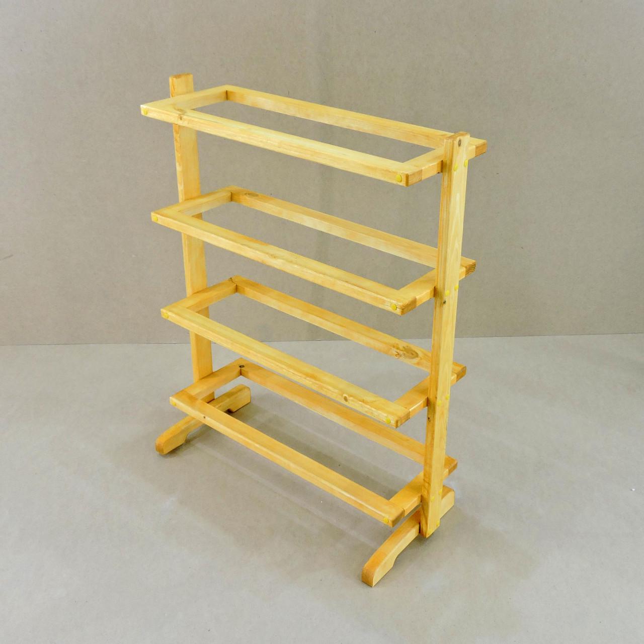 Полка для обуви из дерева Штефа Карри (ПДО-002903)